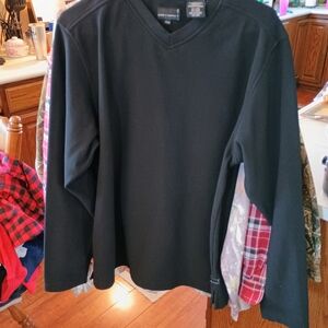 Elegant Black V-Neck Sweater for Men